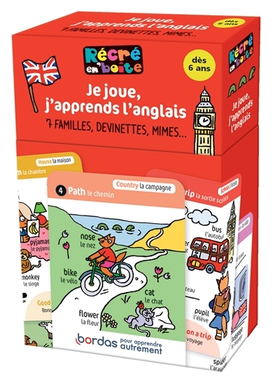 Récré en boîte - Je joue, j'apprends l'anglais (Coffret)