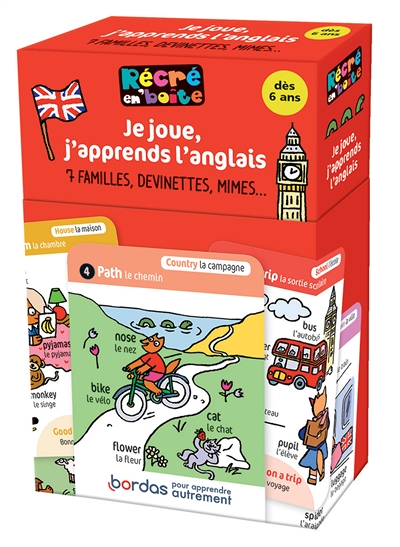 Récré en boîte - Je joue, j'apprends l'anglais (Coffret)