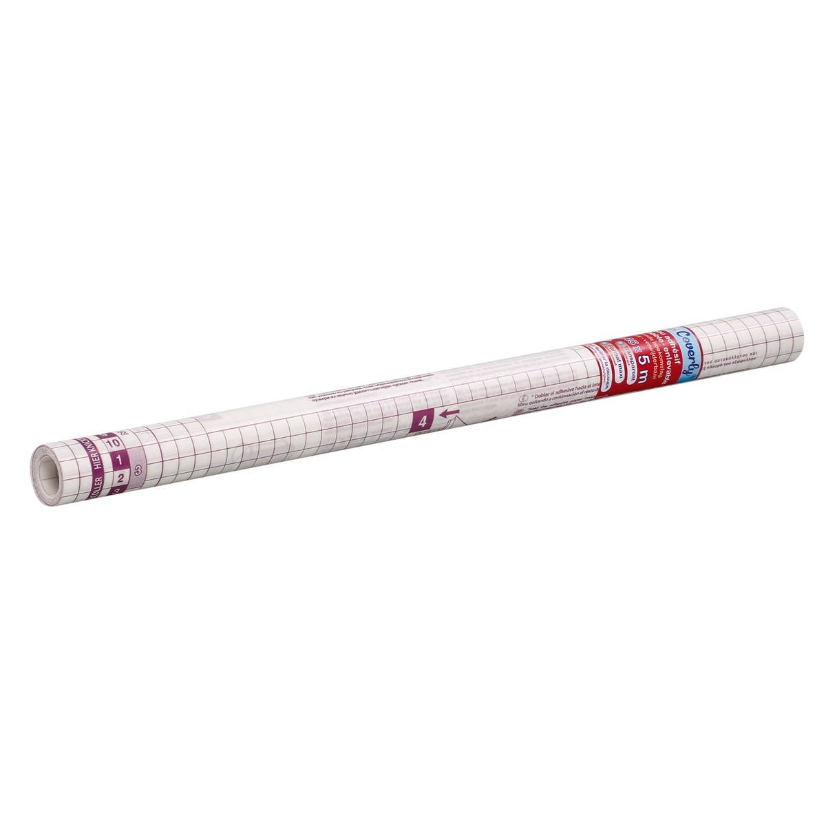 Rouleau couvre livre lisse transparent non adhésif 10X0,70m | Manutan