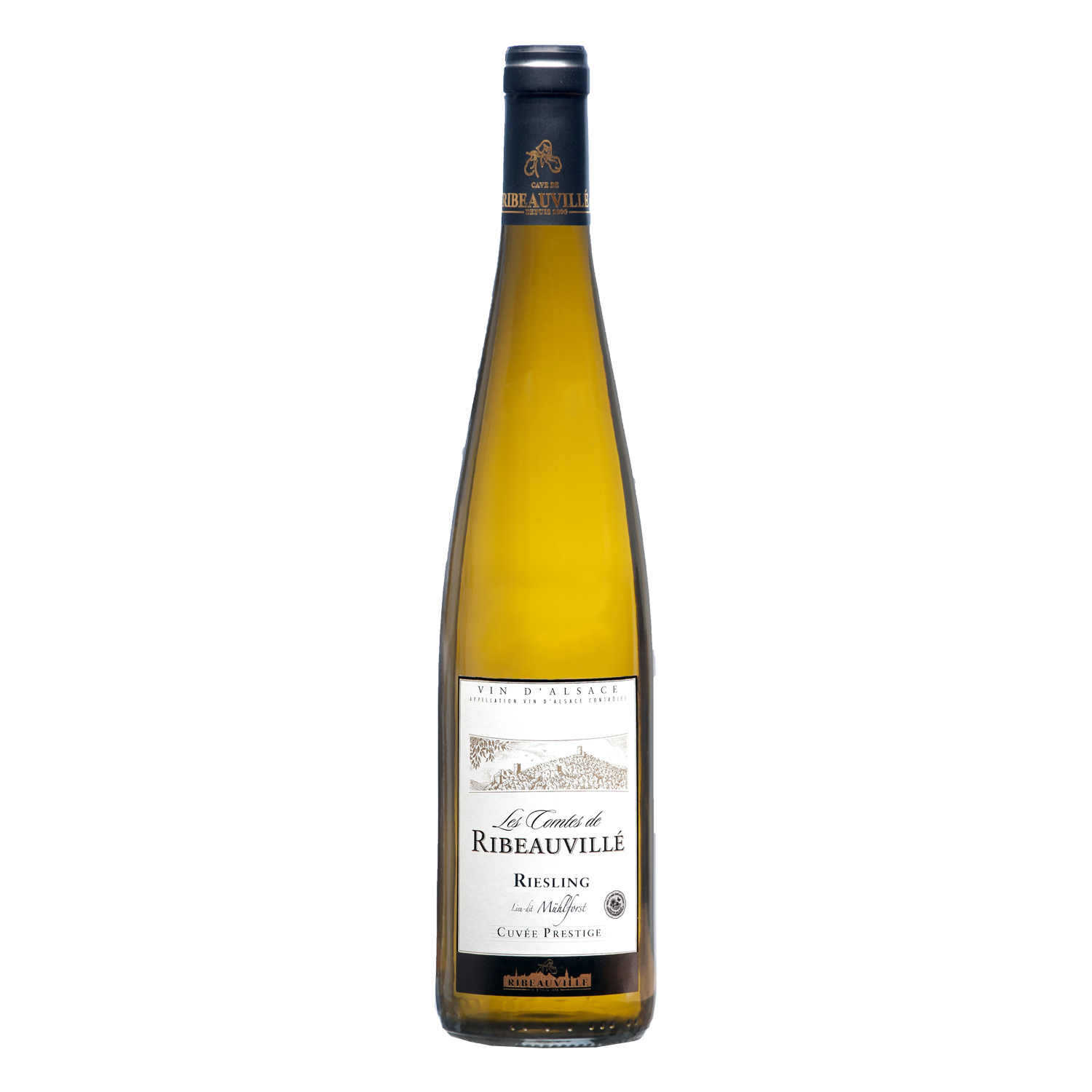 Les Comtes de Ribeauvillé Cuvée Prestige, 2019 - Alsace Riesling AOP - Blanc Sec - 75 cl