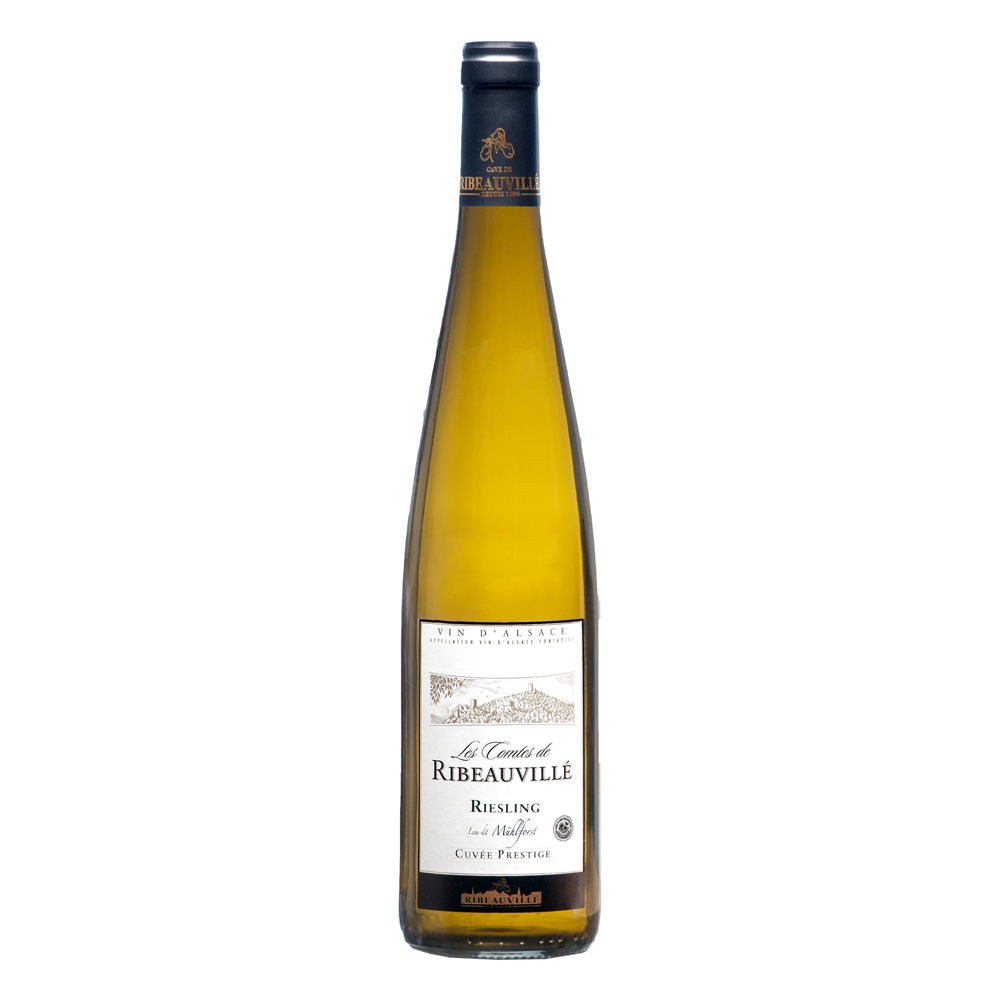 Les Comtes de Ribeauvillé Cuvée Prestige, 2019 - Alsace Riesling AOP - Blanc Sec - 75 cl