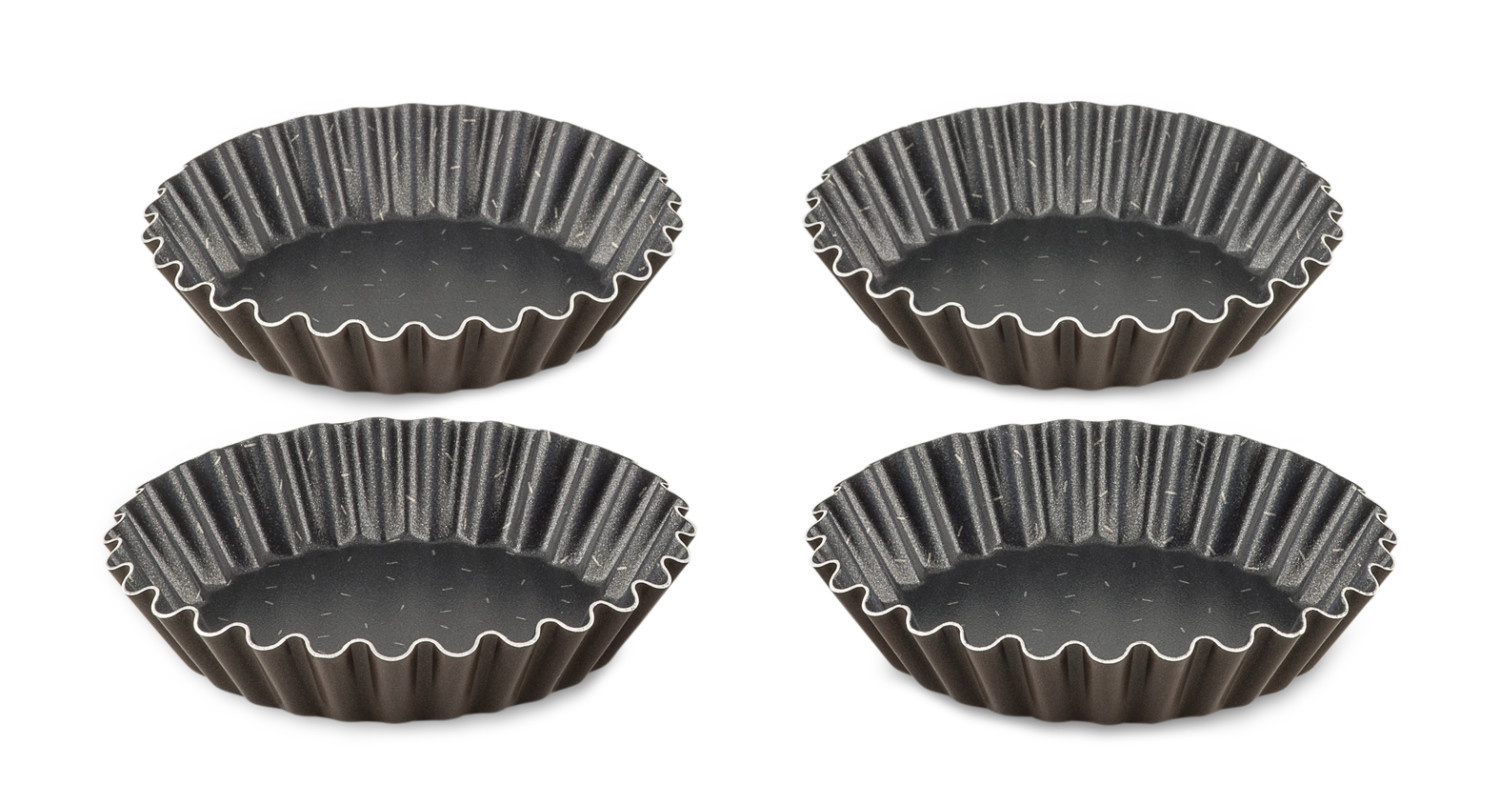 Moule À Tarte Aluminium Rond 11 Cm Perfect Bake Tefal Les 4 Moules À Tartelettes - vue 2