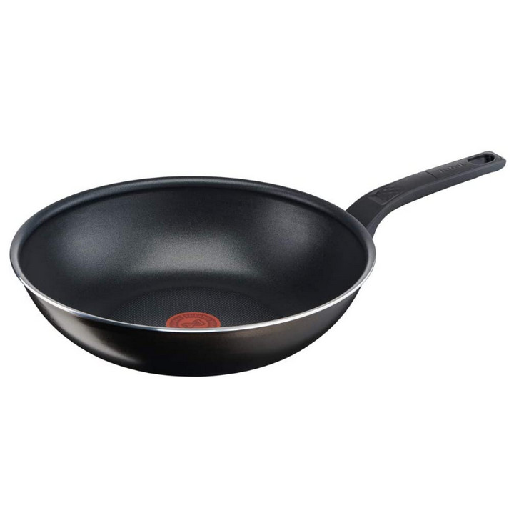 Tefal Ingenio Preference Poêle Wok 26 Cm – Induction, Acier Inox 18/10, Revêtement Titanium Anti-Adhésif 6X, Poignée Amovible, Empilable, Fabriquée En France