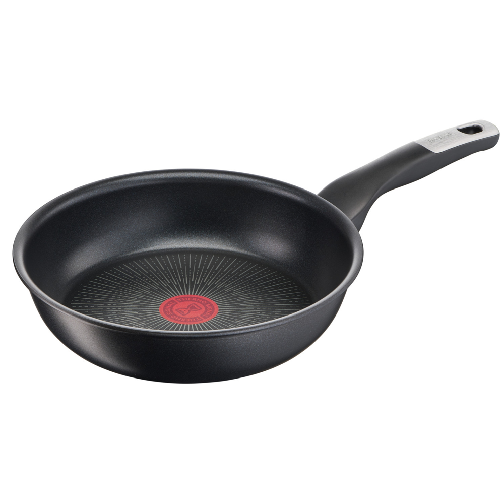 TEFAL G2550402 Poele 24 cm UNLIMITED Tous feux dont induction - Fabrication francaise - Noir