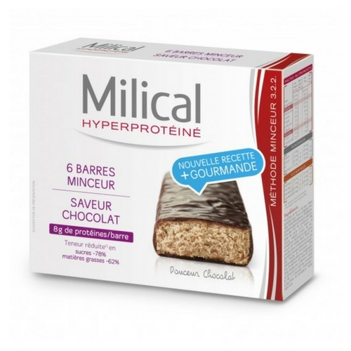 Barres hyperprotéinées minceur x6