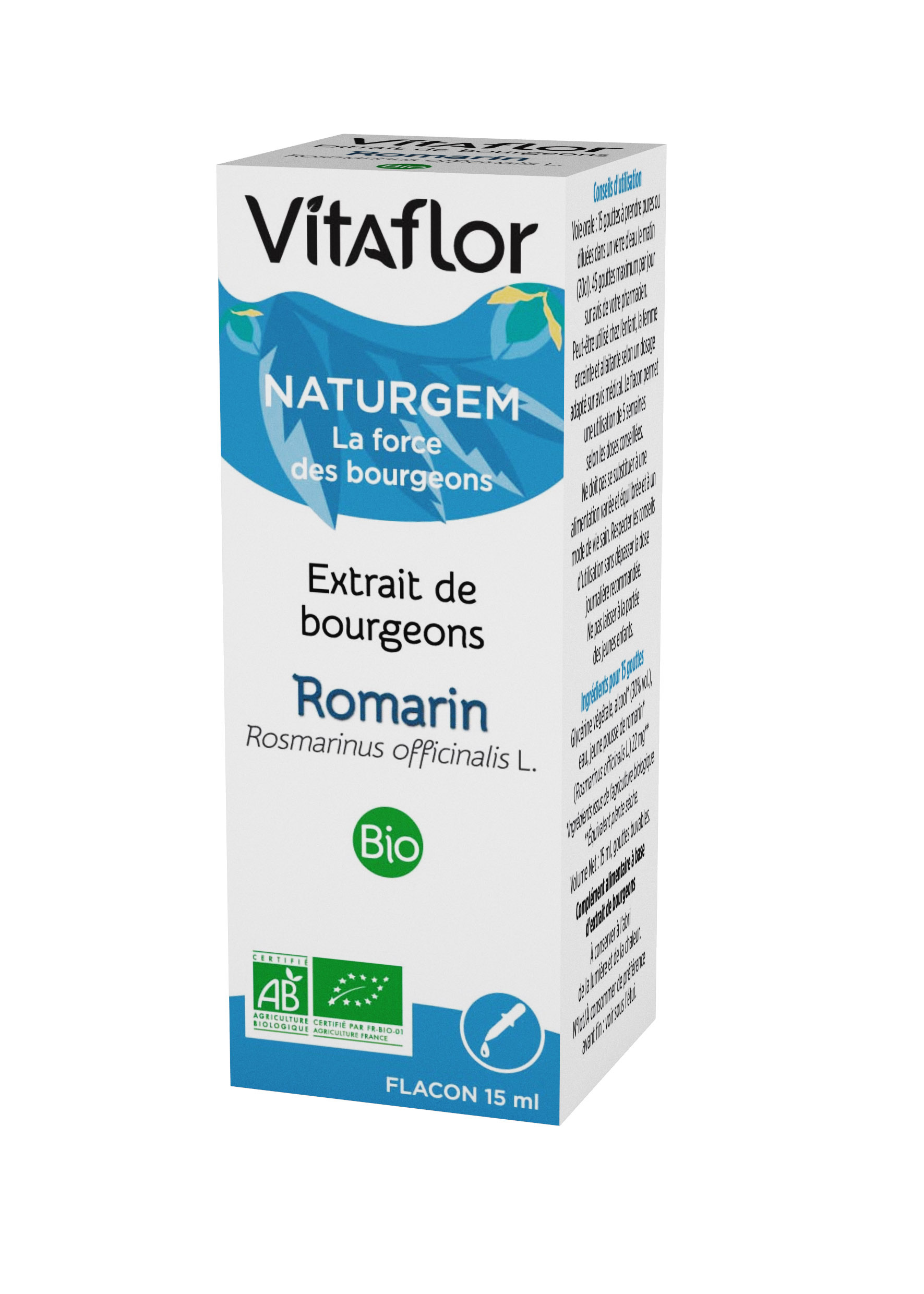 Extrait de bourgeon romarin 15ml