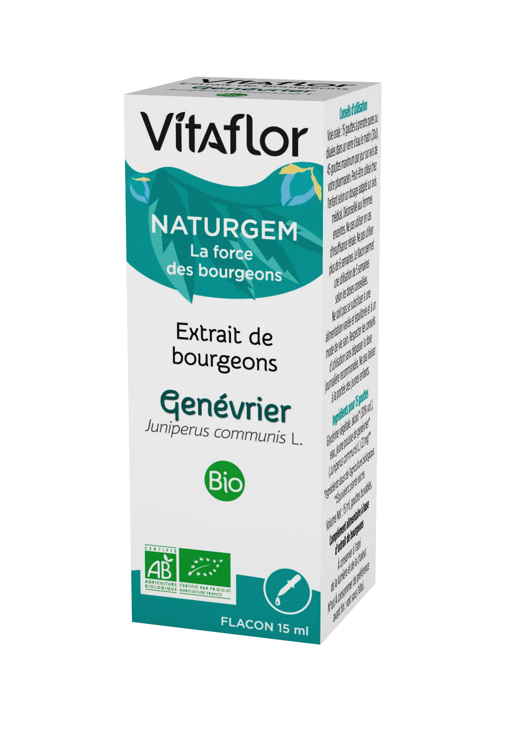 Extrait de bourgeon genevrier 15ml