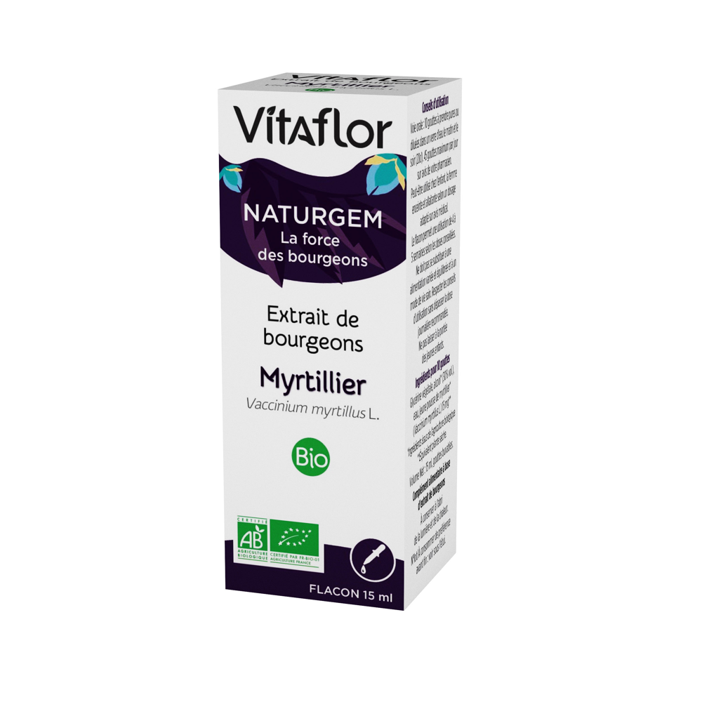 Extrait de bourgeons bio myrtillier 15ml