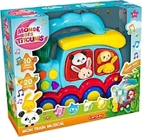 Titounis – Mon Train Musical - 1er Âge - Dès 6 mois - Lansay