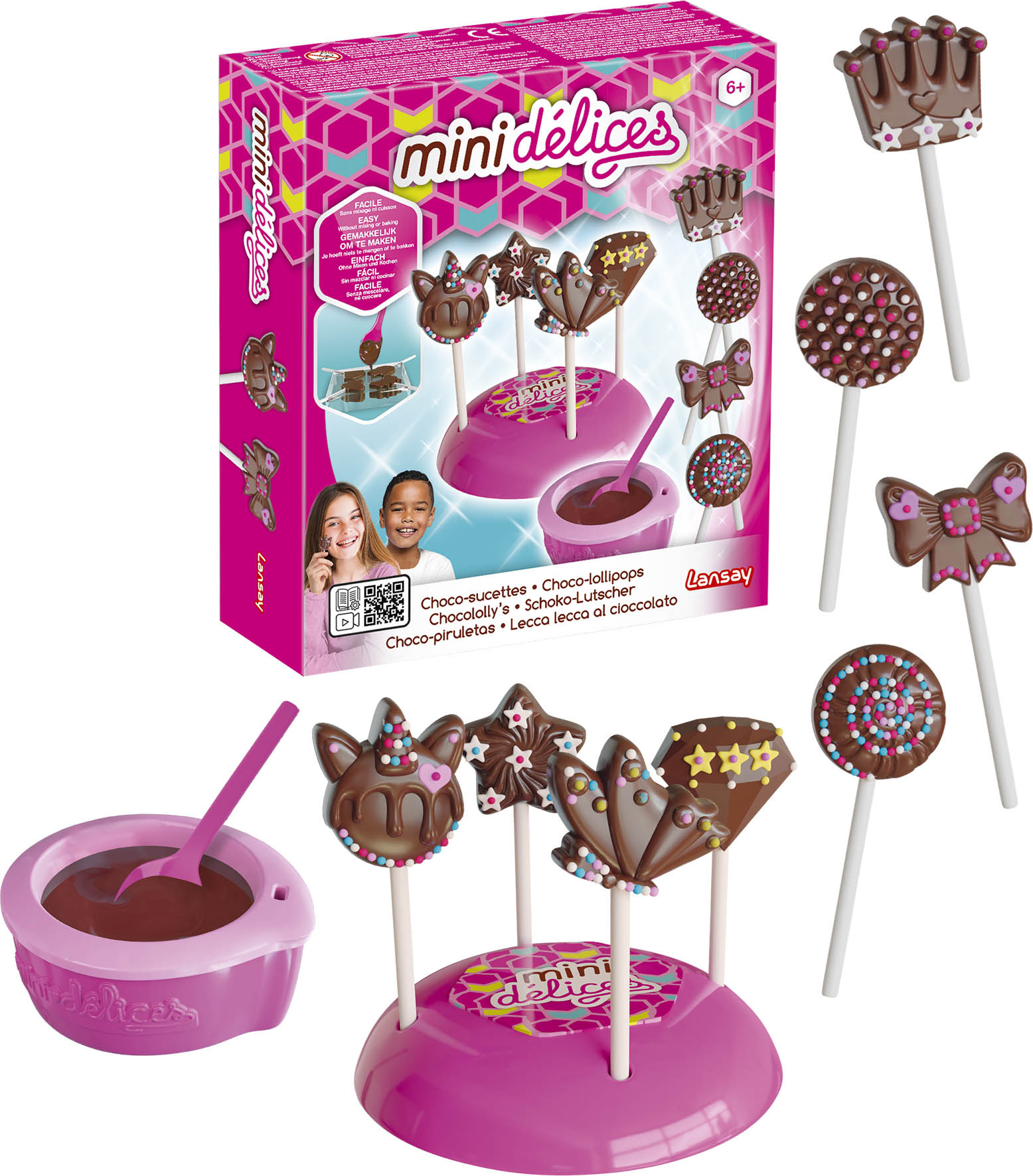Mini Délices - Sucettes Chocolat - Cuisine créative - Dès 6 ans - Lansay