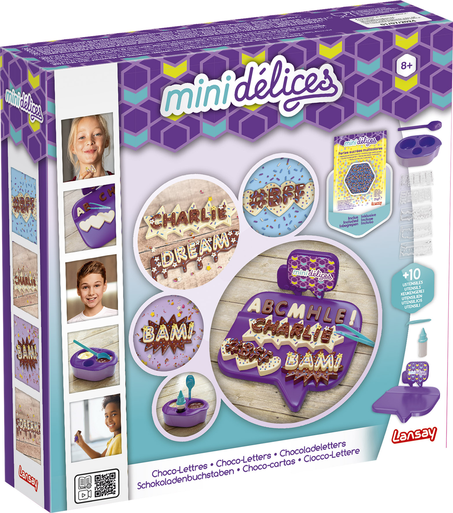 Mini Délices - Mon Atelier Choco-Lettres - Cuisine créative - Dès 8 ans - Lansay