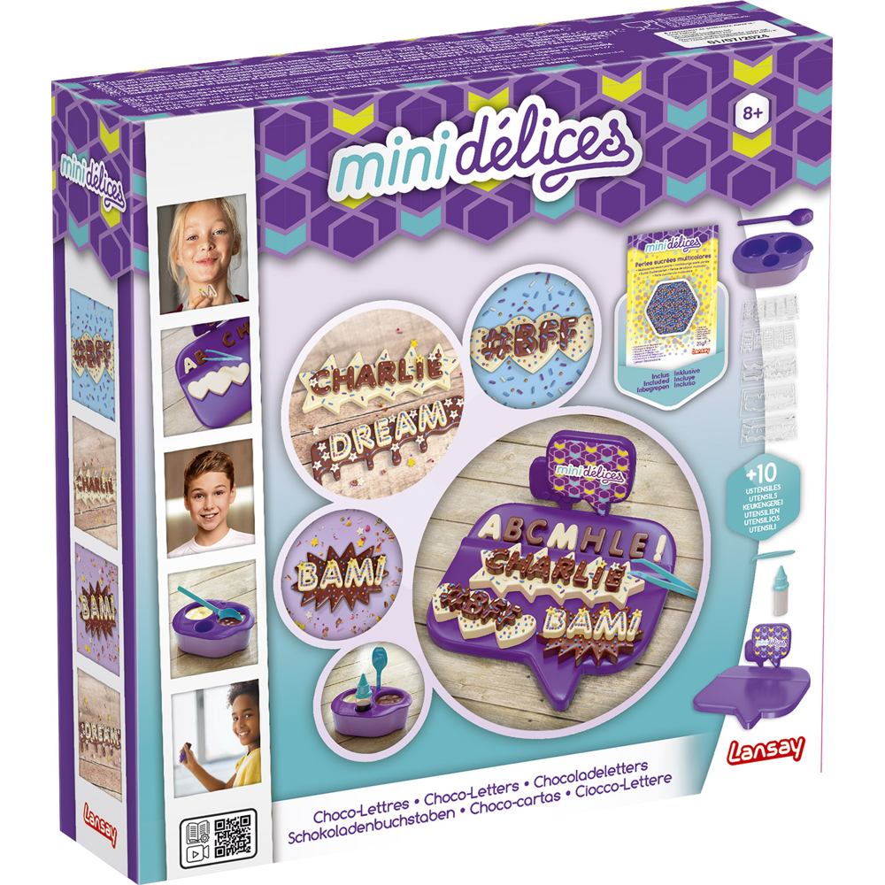 Mini Délices - Mon Atelier Choco-Lettres - Cuisine créative - Dès 8 ans - Lansay