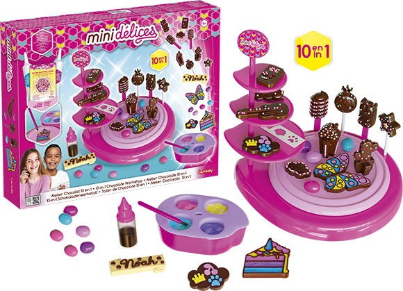 Mini Délices - Atelier Chocolat 10 en 1 - Cuisine créative - Dès 6 ans - Lansay