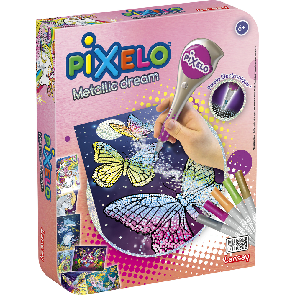 Pixelo - Coffret Metallique Dream - Dessins et Coloriages - Dès 6 ans - Lansay