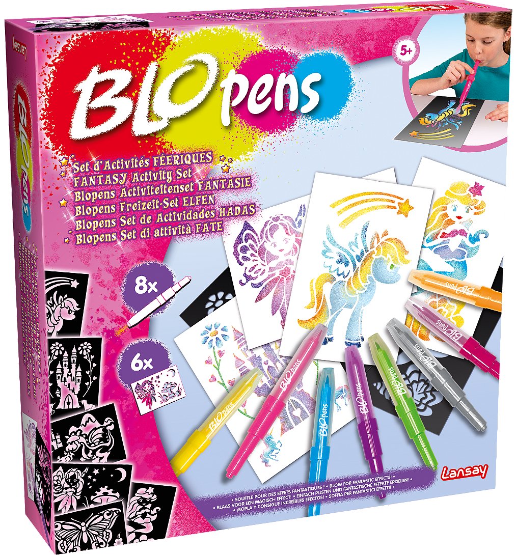 Blopens - Set Activités Féeriques - Dessins et Coloriages - Dès 5 ans - Lansay