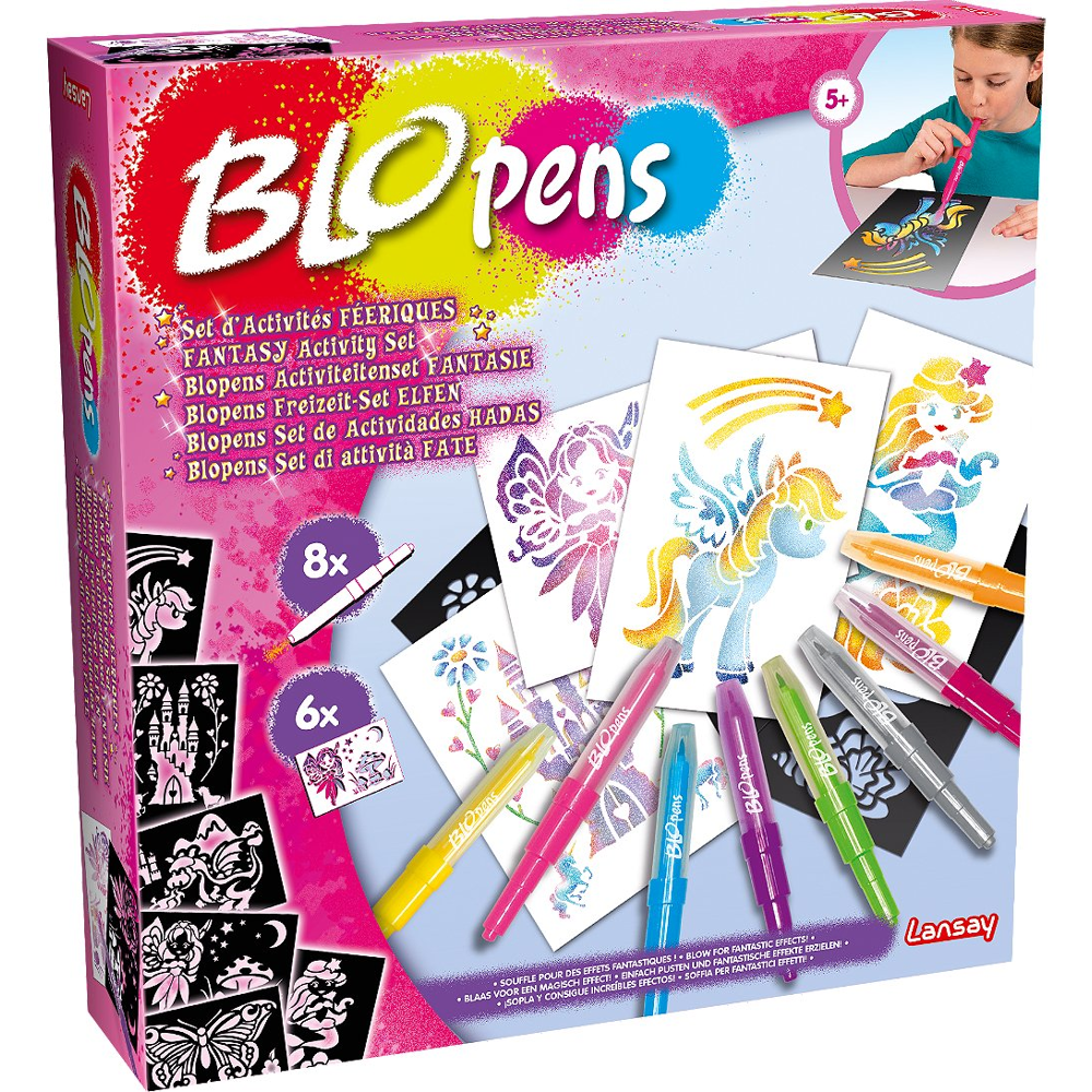 Blopens - Set Activités Féeriques - Dessins et Coloriages - Dès 5 ans - Lansay