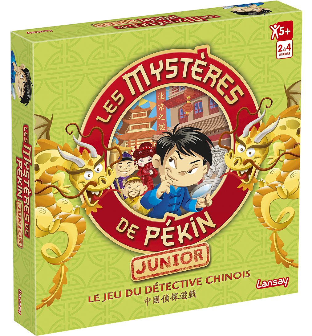 Les Mystères de Pékin - Edition Junior - Jeu de société - Énigmes et Enquêtes - Dès 5 ans - 2 à 4 jo