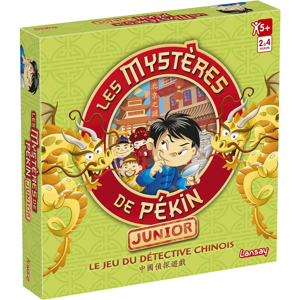 Les Mystères de Pékin - Edition Junior - Jeu de société - Énigmes et Enquêtes - Dès 5 ans - 2 à 4 jo