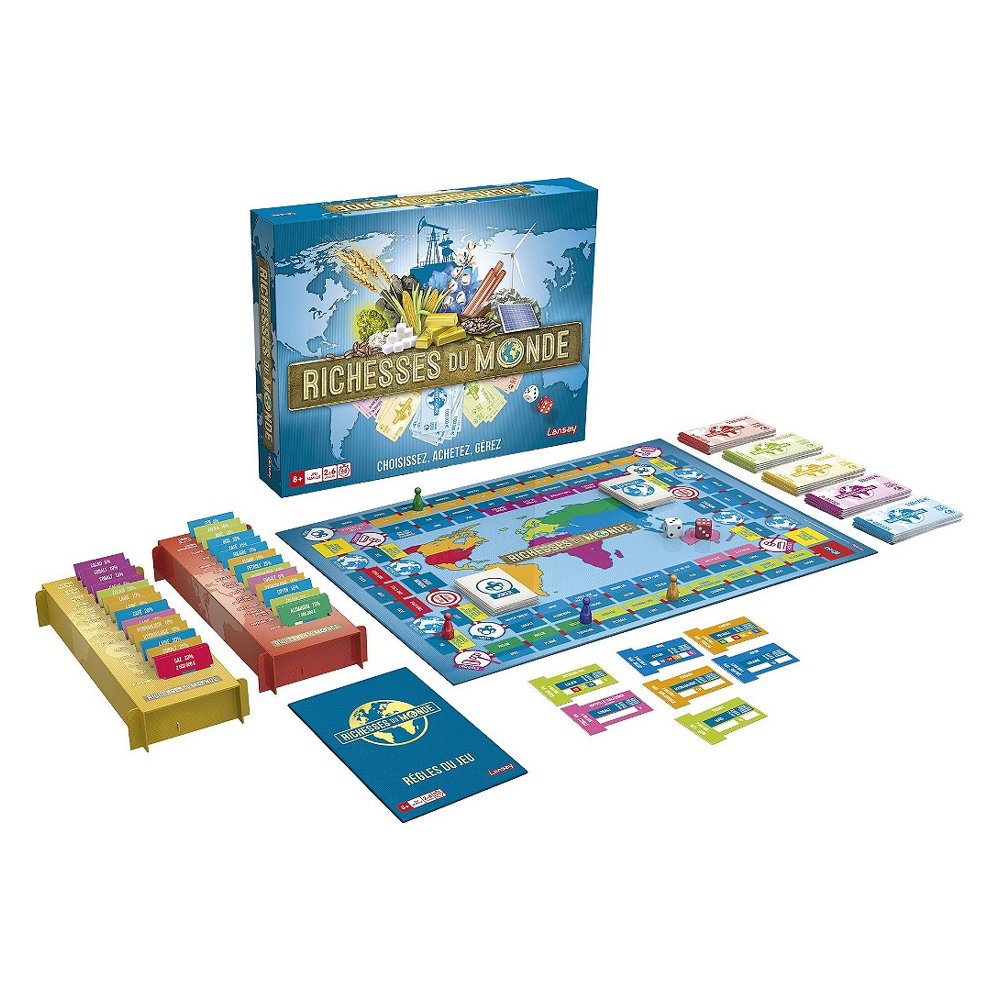 Richesses du Monde - Edition Originale - Jeu de société - Stratégie - Dès 8 ans - 2 à 6 joueurs - La