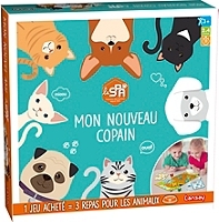 SPA - Mon Nouveau Copain - Jeu de société - Educatif Enfant - Dès 3 ans - 2 à 4 joueurs - Lansay