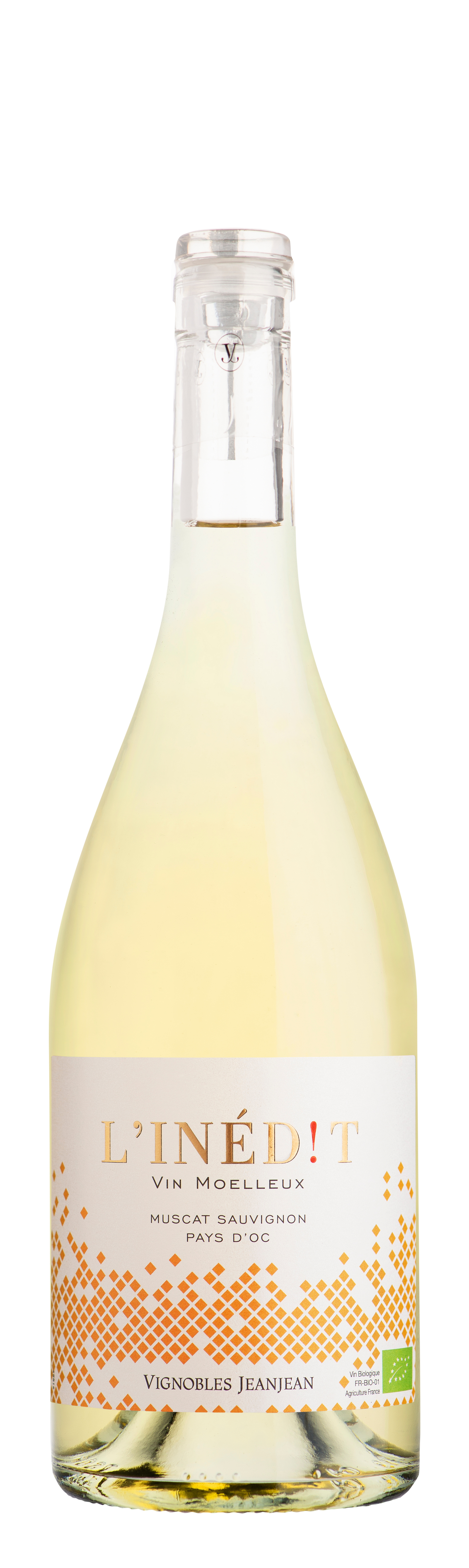 L'Inédit Muscat Sauvignon BIO, 2022 - Pays d'Oc IGP - Blanc Moelleux - 75 cl