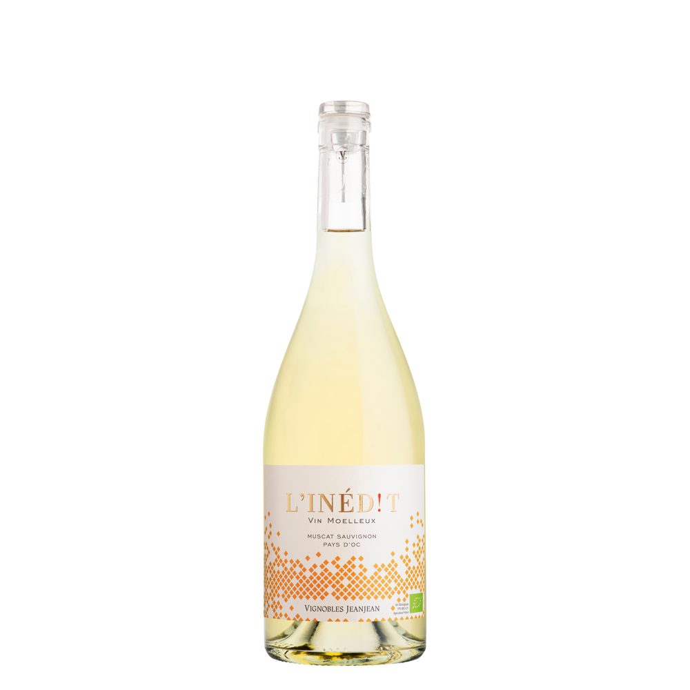 L'Inédit Muscat Sauvignon BIO, 2022 - Pays d'Oc IGP - Blanc Moelleux - 75 cl