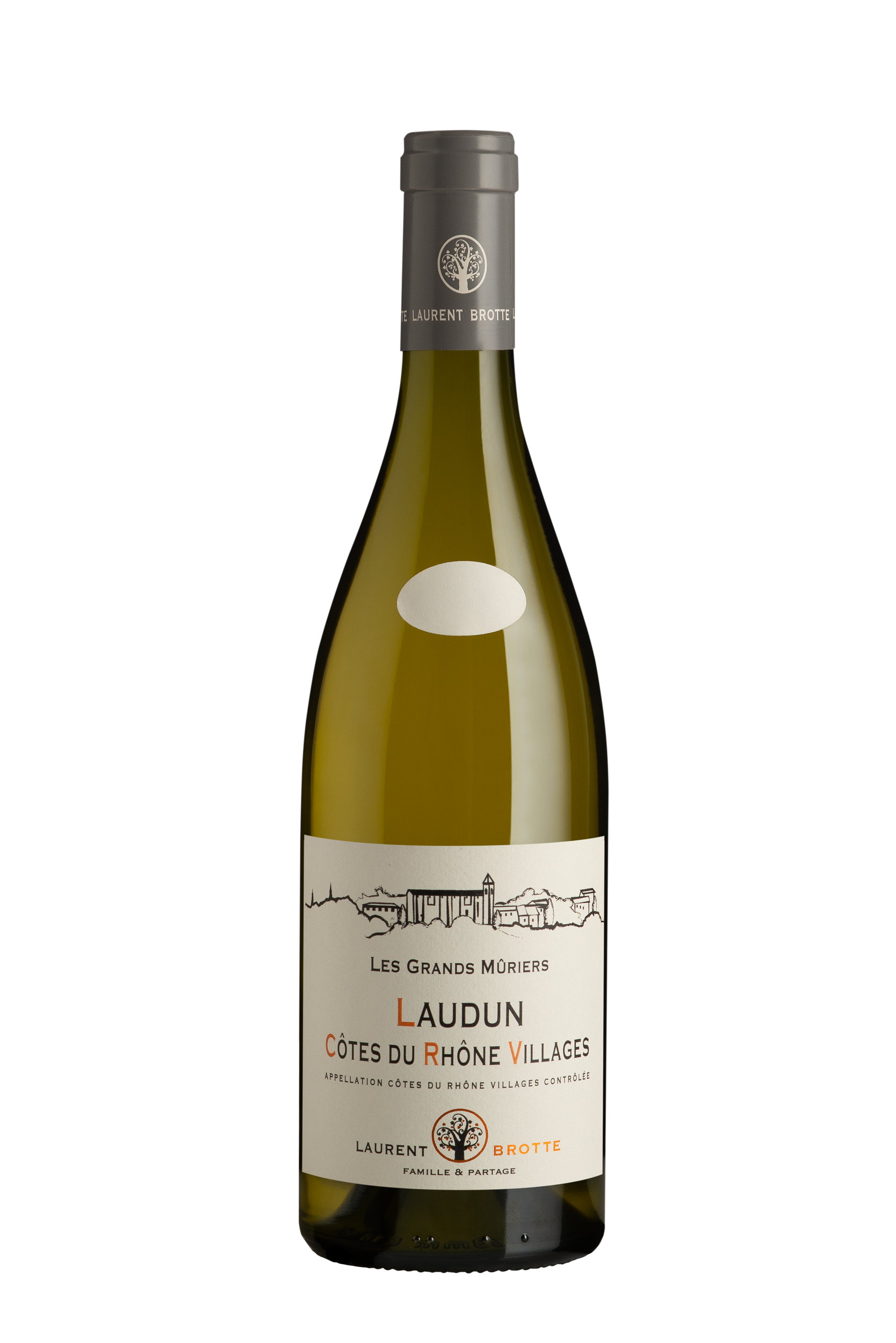 Laurent Brotte Les Grands Mûriers, 2022 - Côtes du Rhône Villages Laudun AOP - Blanc Sec - 75 cl