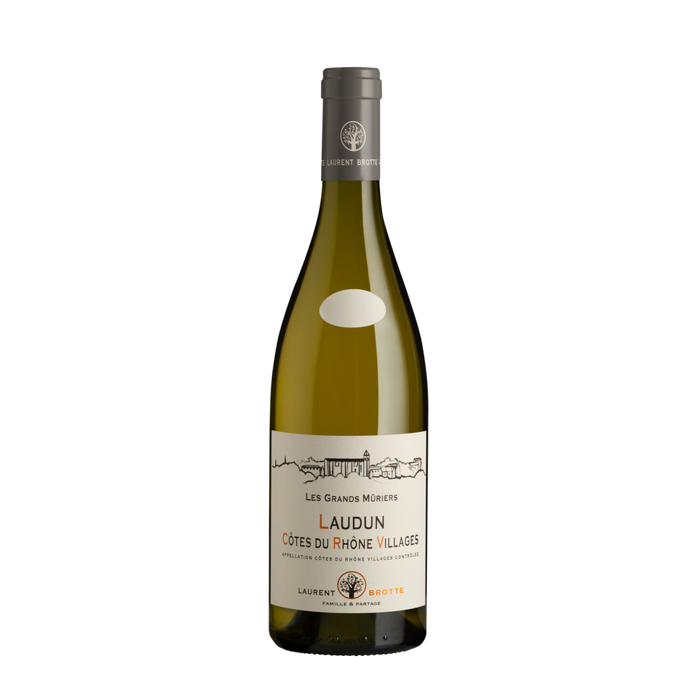 Laurent Brotte Les Grands Mûriers, 2022 - Côtes du Rhône Villages Laudun AOP - Blanc Sec - 75 cl