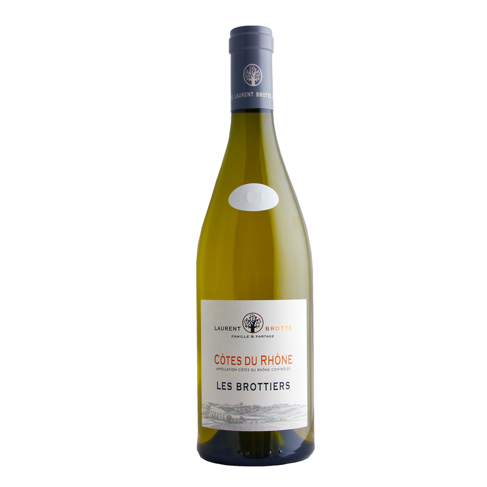 Laurent Brotte Les Brottiers, 2022 - Côtes du Rhône AOP - Blanc Sec - 75 cl