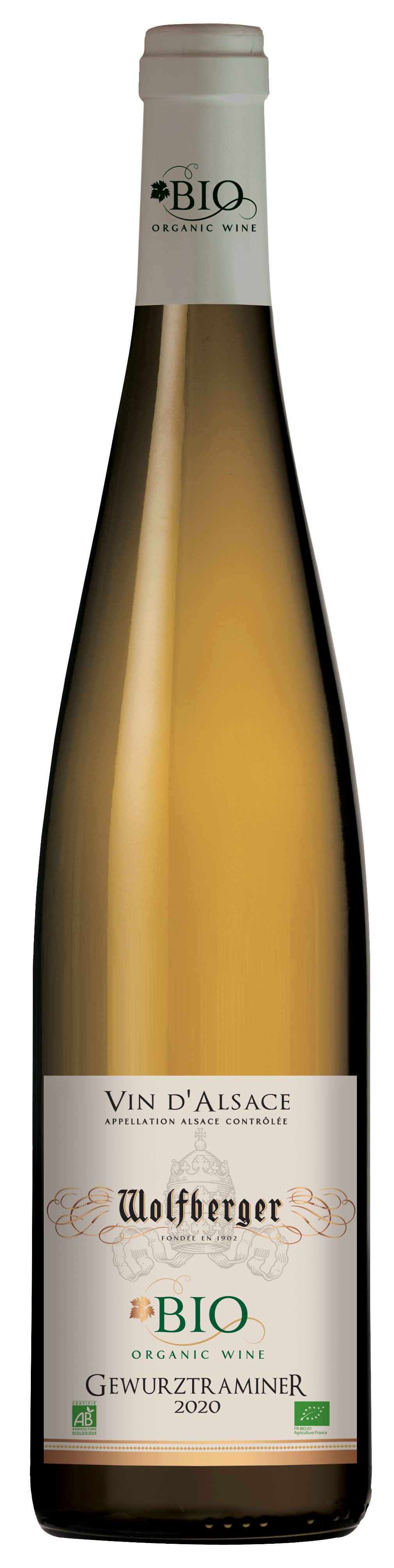 Wolfberger BIO, 2020 - Alsace Gewurztraminer AOP - Blanc Sec - 75 cl