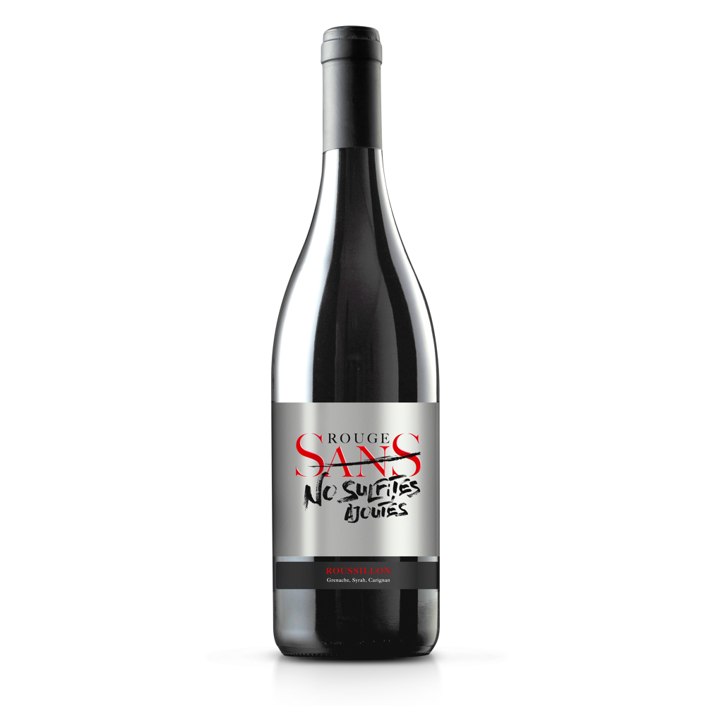Rouge Sans No Sulfiltes Ajoutés, 2021 - Côtes-du-Roussillon AOP - Rouge - 75 cl
