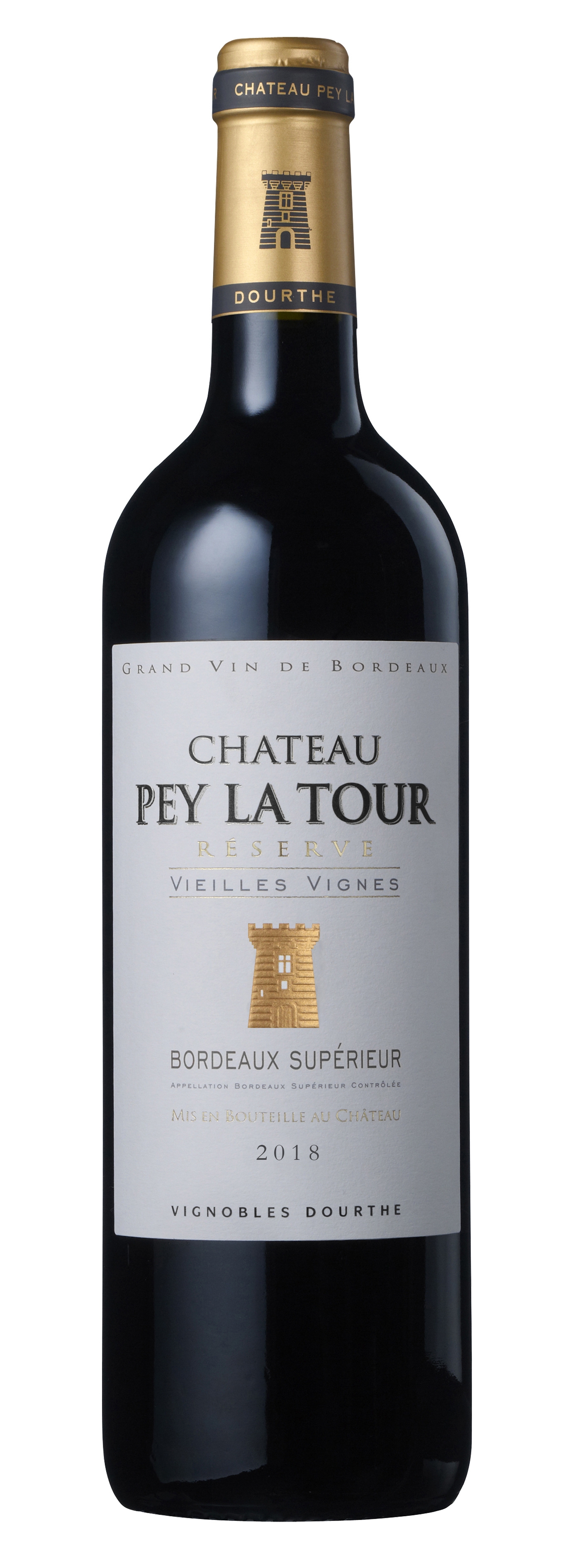 Dourthe - Château Pey La Tour Vieilles Vignes, 2018 - Bordeaux Supérieur AOP - Rouge - 75 cl