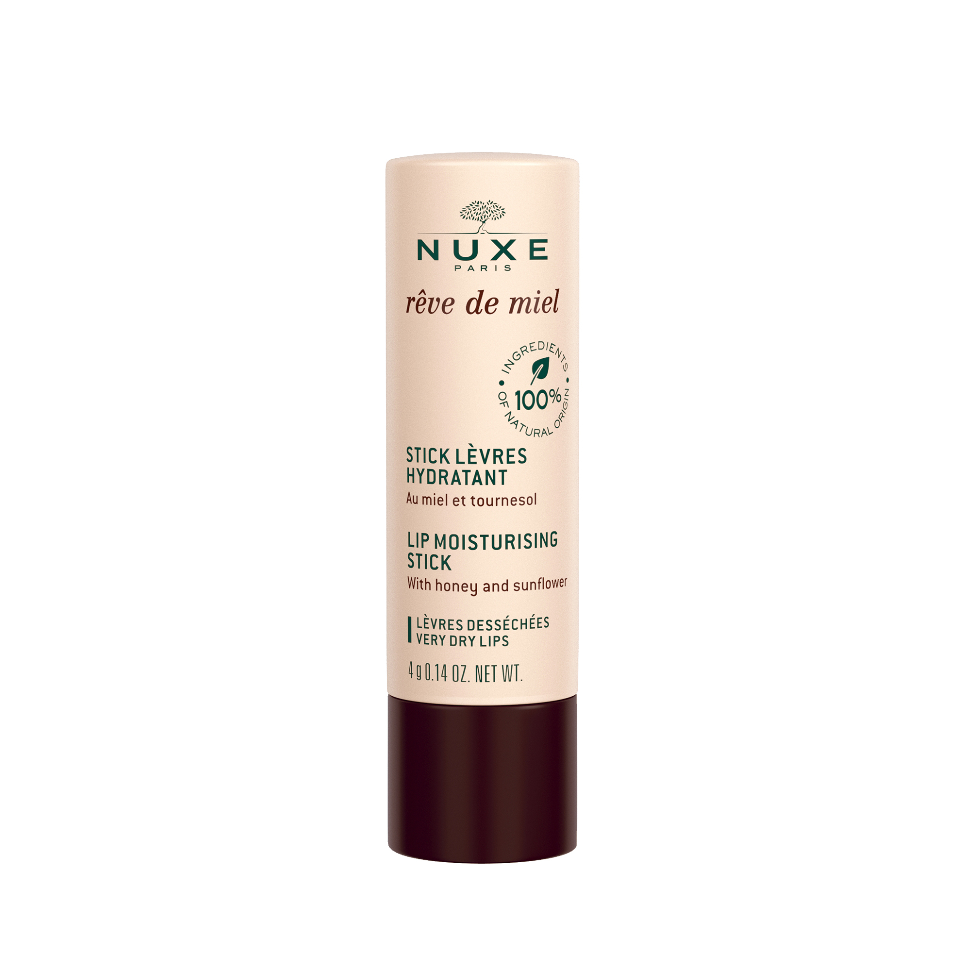 Baume À Lèvres Hydratant Au Miel & Tournesol Rêve De Miel Nuxe Le Stick De 4g - vue 2