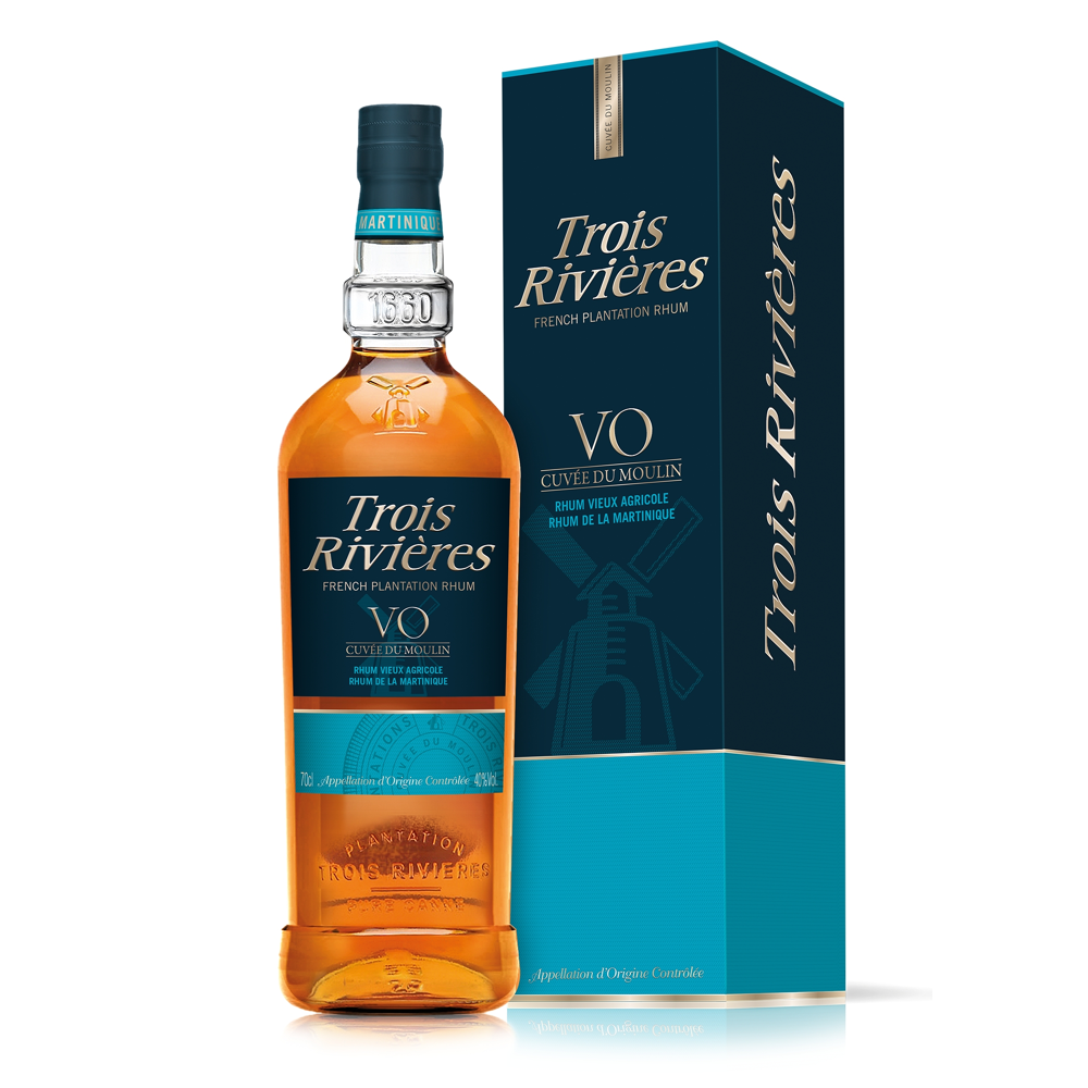 Rhum vieux agricole Trois Rivières Cuvée du Moulin VO - Martinique, 40% vol. - 70 cl