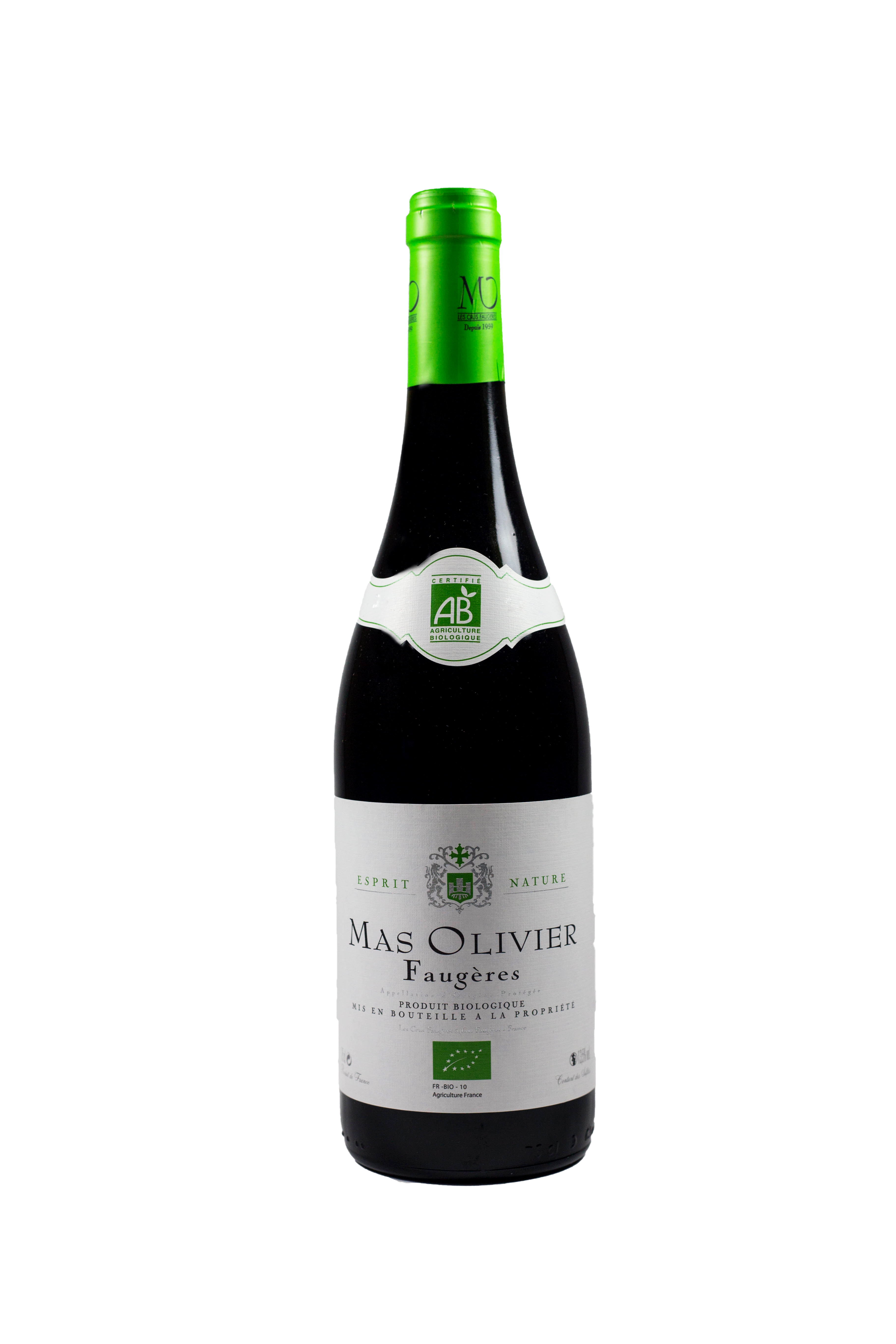 Mas Olivier Esprit Nature BIO, 2021 - Faugères AOP - Rouge - 75 cl