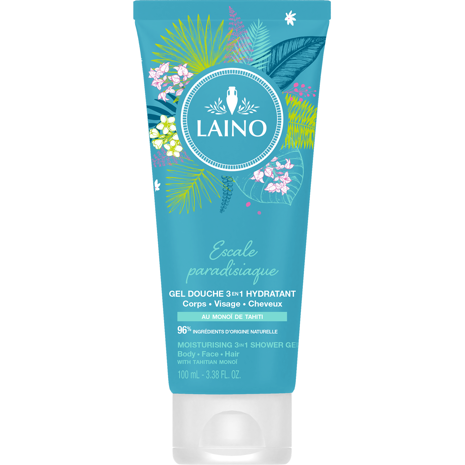 Laino Gel douche monoï 3 en 1 100ml