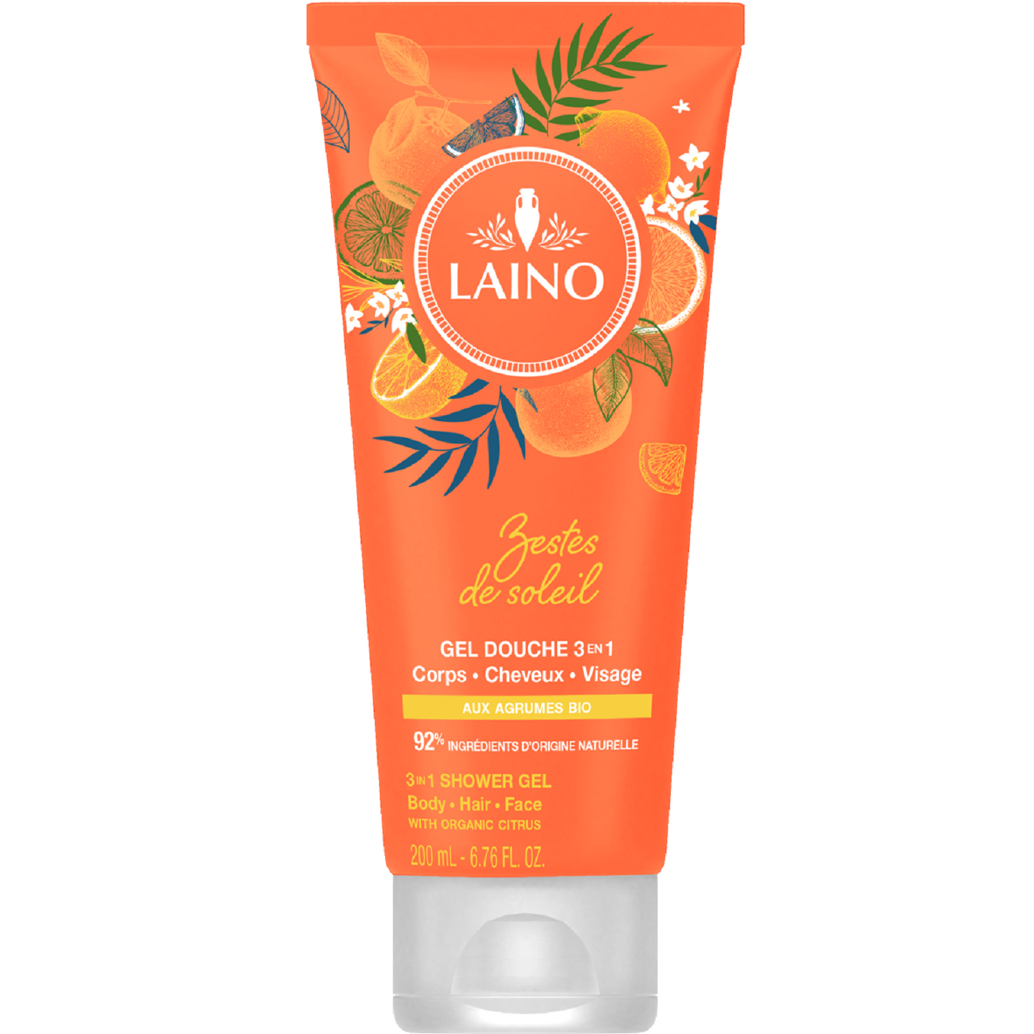 Laino Douche 3en1 Agrumes Bio 200ml