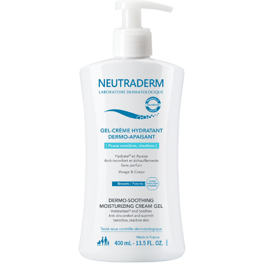 Gel crème hydratant dermo-apaisant 400ml