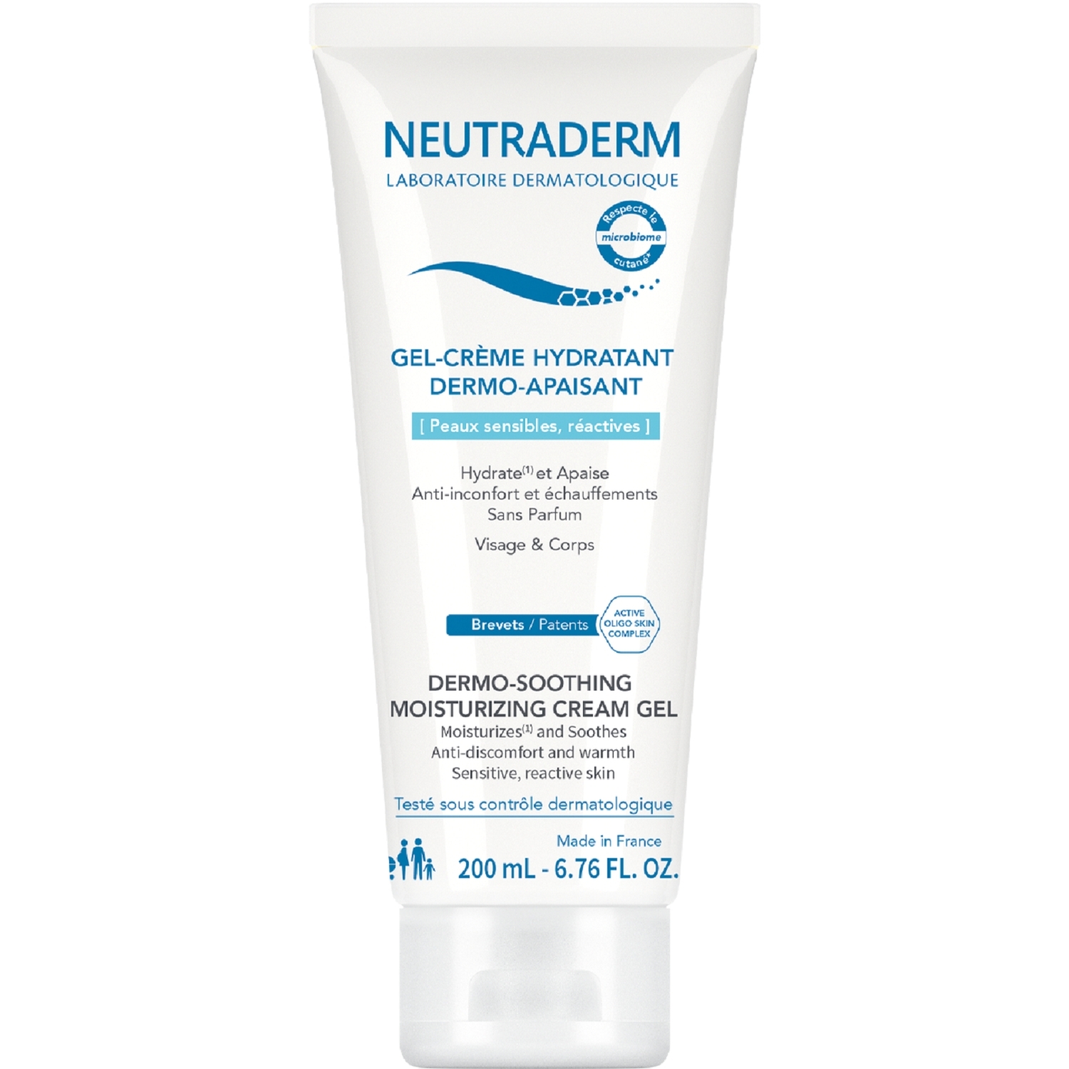 Gel Crème Hydratant Dermo Apaisant Tb200ml