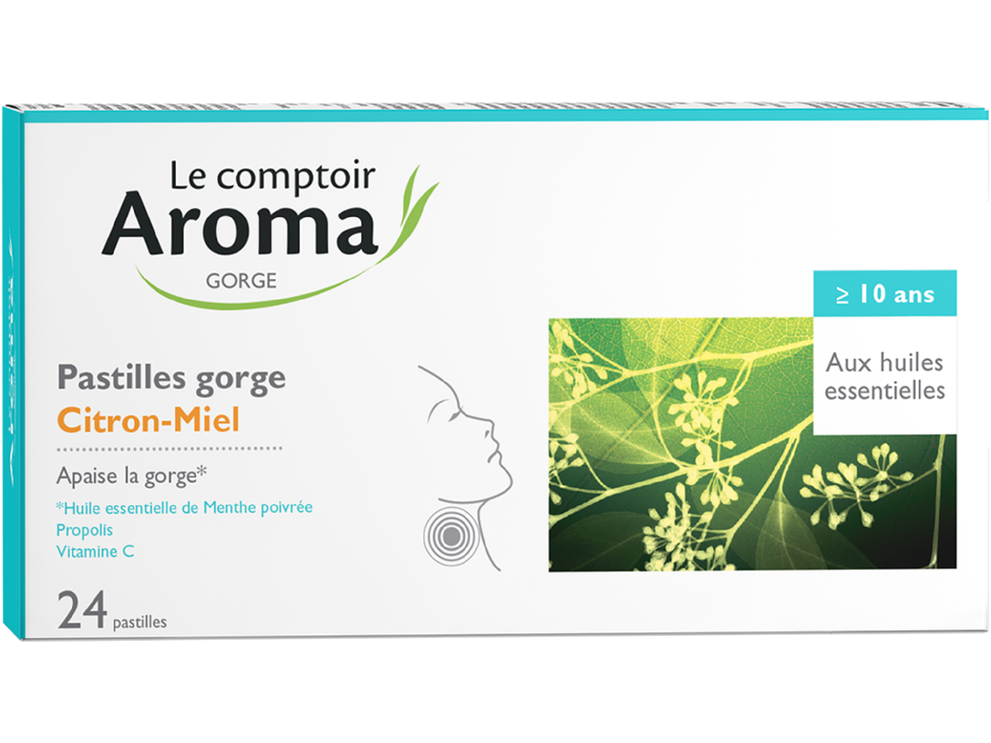 Pastilles pour la gorge citron miel