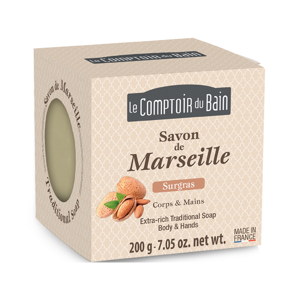 Savon Marseille Cube Surgras 200g