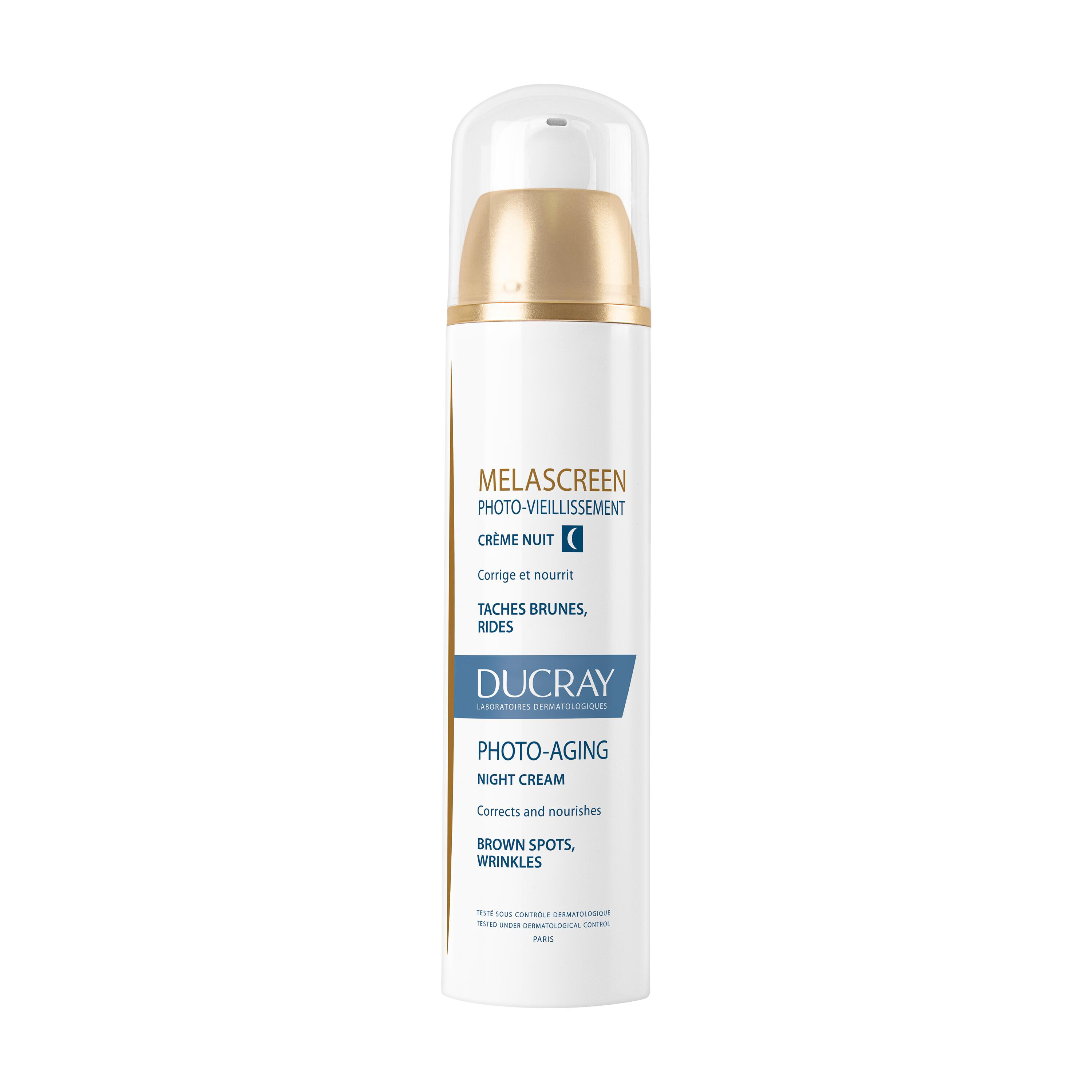 Ducray Melascreen crème de nuit nourrissante anti-rides et anti-taches pigmentaires 50 ml