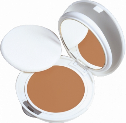 Crème de teint compacte Fini mat poudré naturel Soleil N°5.0 10g Peaux dorées et sensibles