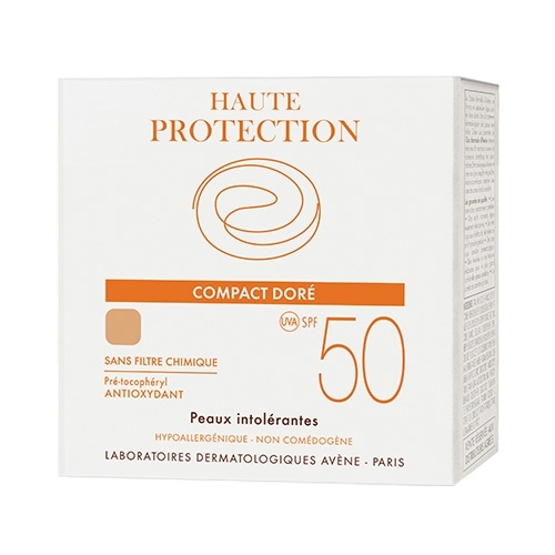 Solaire Haute Protection compact teinté SPF50 #doré - vue 6
