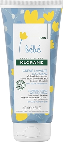 Crème lavante Cold Cream au Calendula - Bébé - Peau sèche et très sèche 200ml