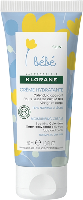 Crème hydratante au Calendula apaisant - Peau normale à sèche 40ml