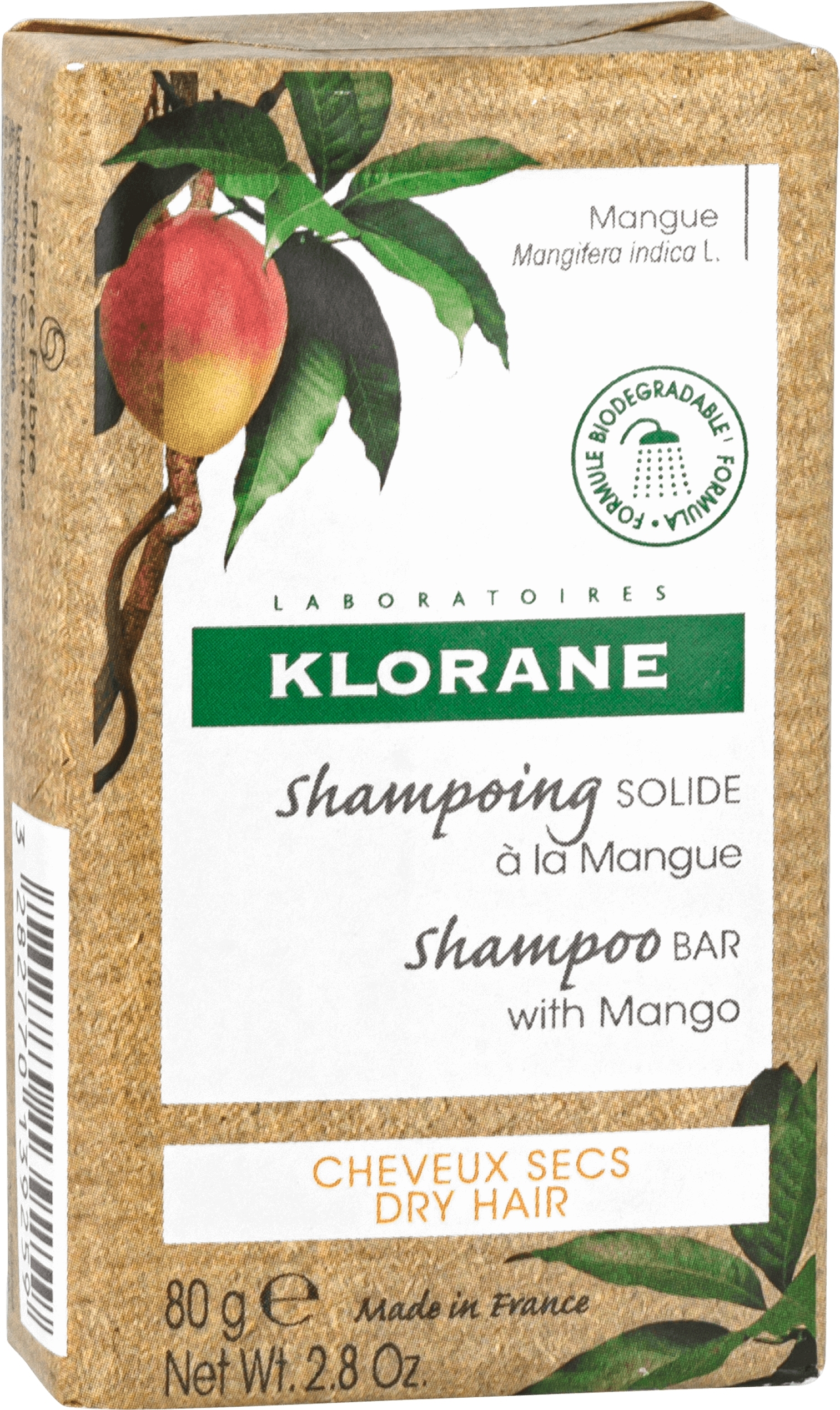 Shampoing Solide Nutrition À La Mangue Klorane Le Shampoing De - vue 1
