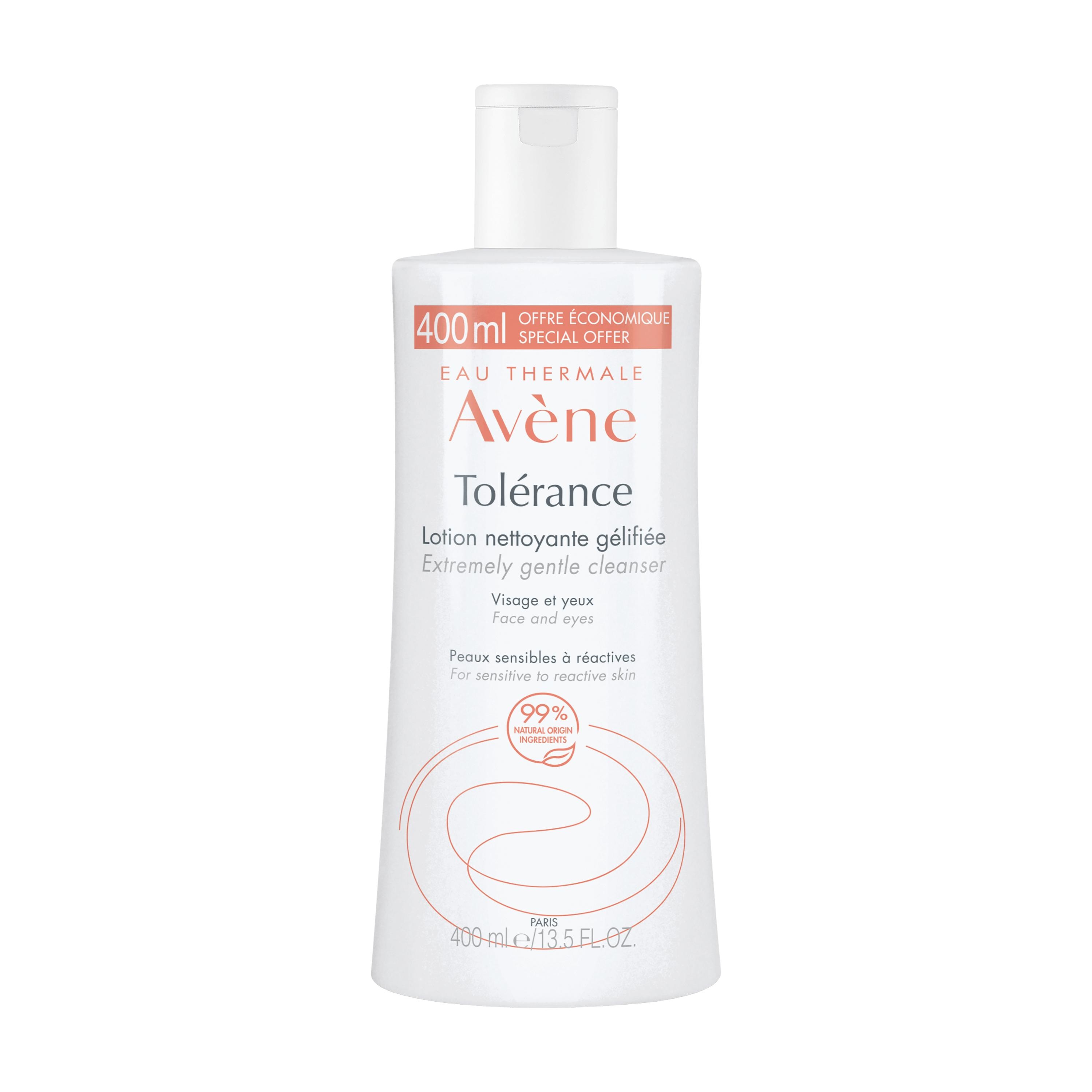 Avène lotion nettoyante gélifiée peaux sensibles à réactives 400ml