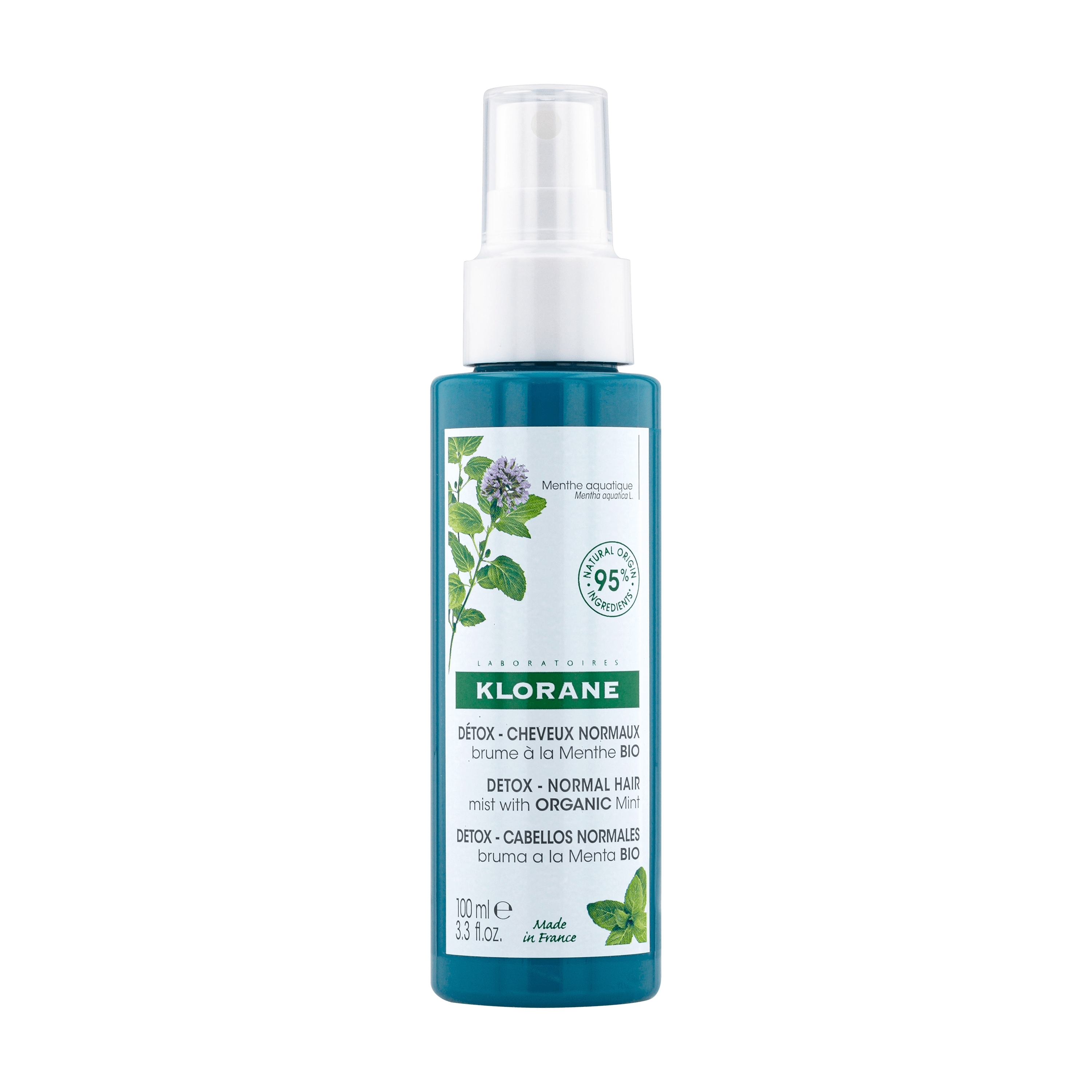 Brume détox à la Menthe Cheveux normaux 100ml