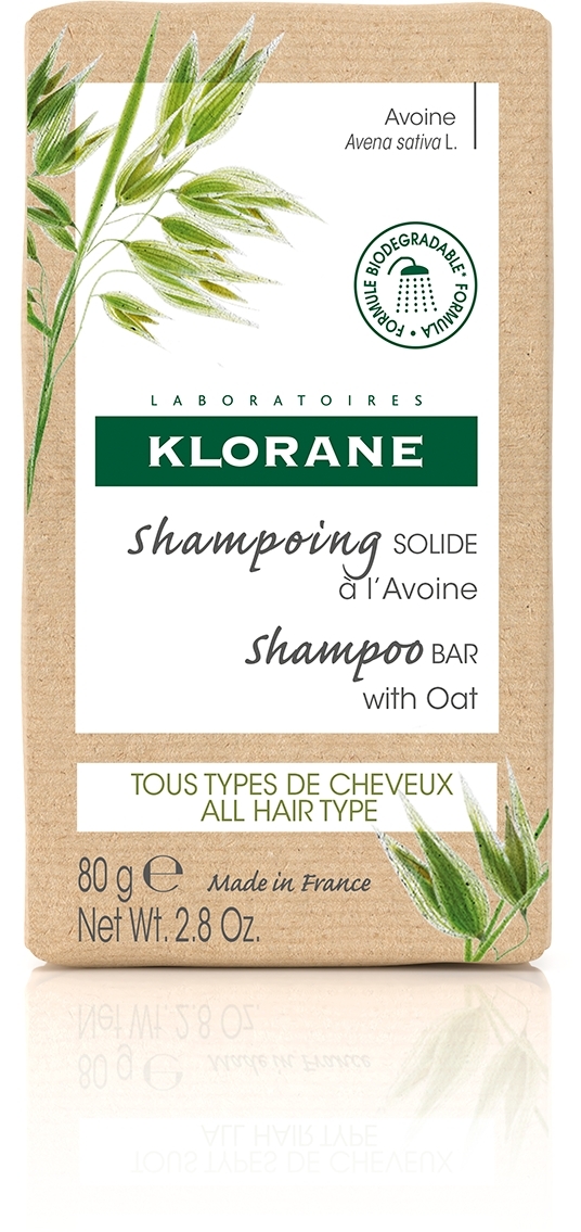 Shampoing Solide Extra-doux au lait d’Avoine - Tous types de cheveux 80gr